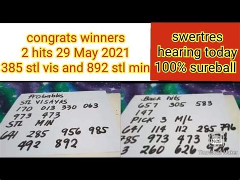 swertres sureball hearing today philippines youtube